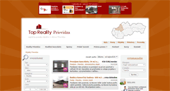 Desktop Screenshot of objekty.reality-prievidza.eu