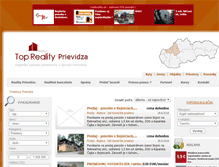 Tablet Screenshot of priestory.reality-prievidza.eu